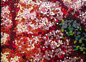 Microlandscape / Panel üzeri polimer kil / 100x100 cm