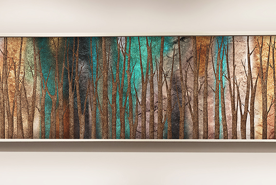Her biri / Tuval üzerine karışık teknik / 50x70 cm