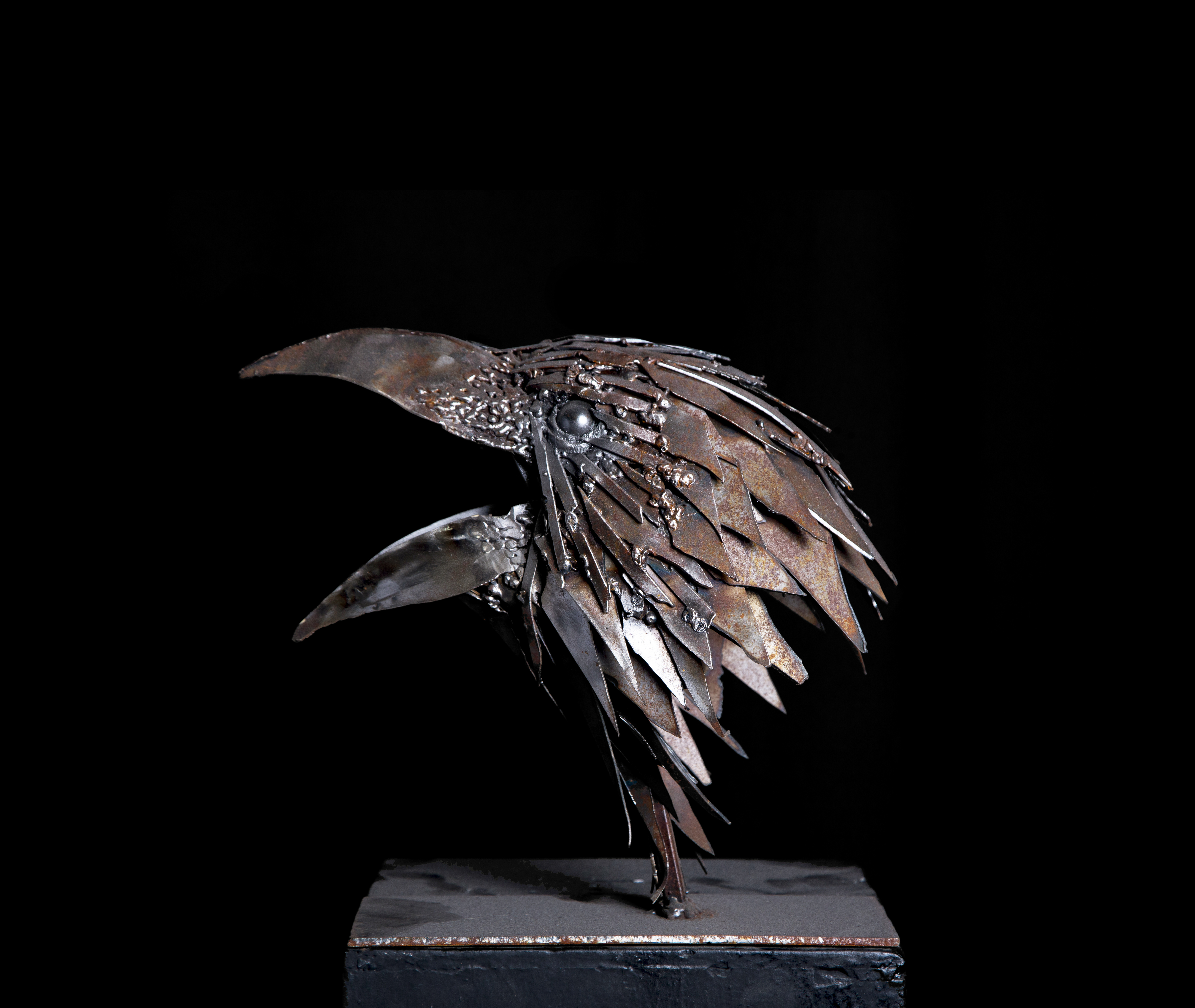 Crow / Metal / 31x28x15 cm / 2018
