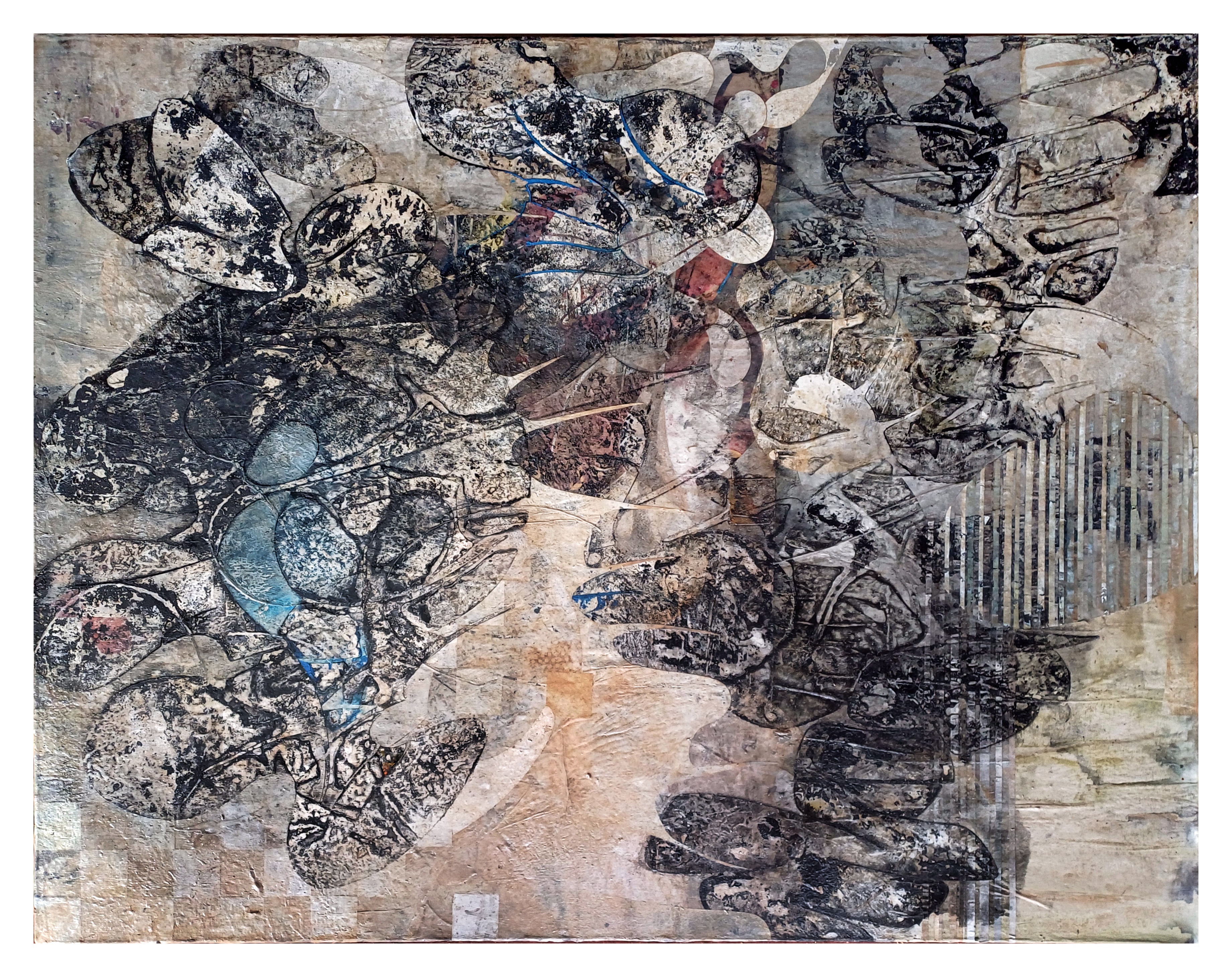 İsimsiz(1053) / Karışık Teknik / 153x120 cm / 2024