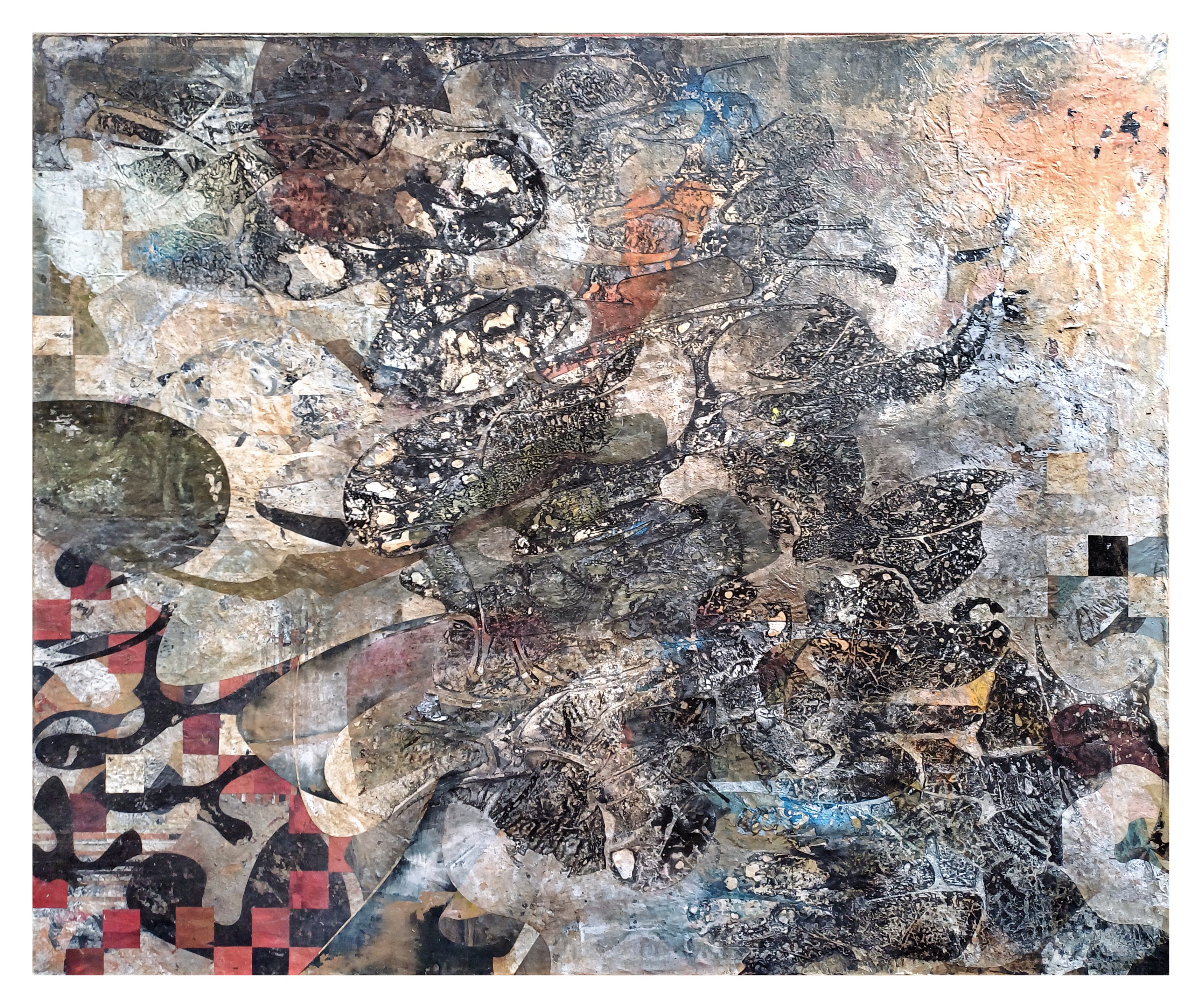 İsimsiz(1049) / Karışık Teknik / 177x146 cm / 2024