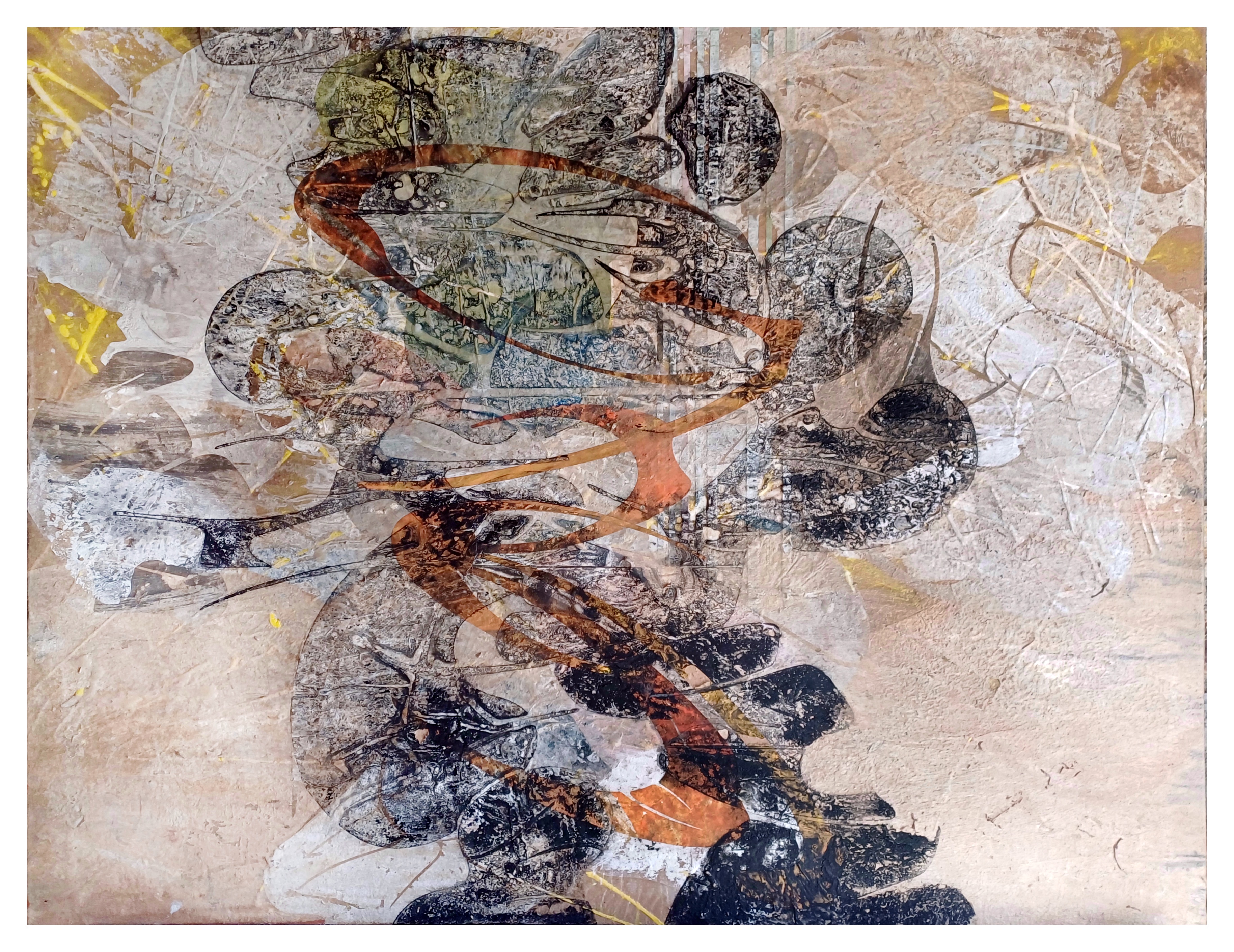 İsimsiz(1056) / Karışık Teknik / 139x107 cm / 2024