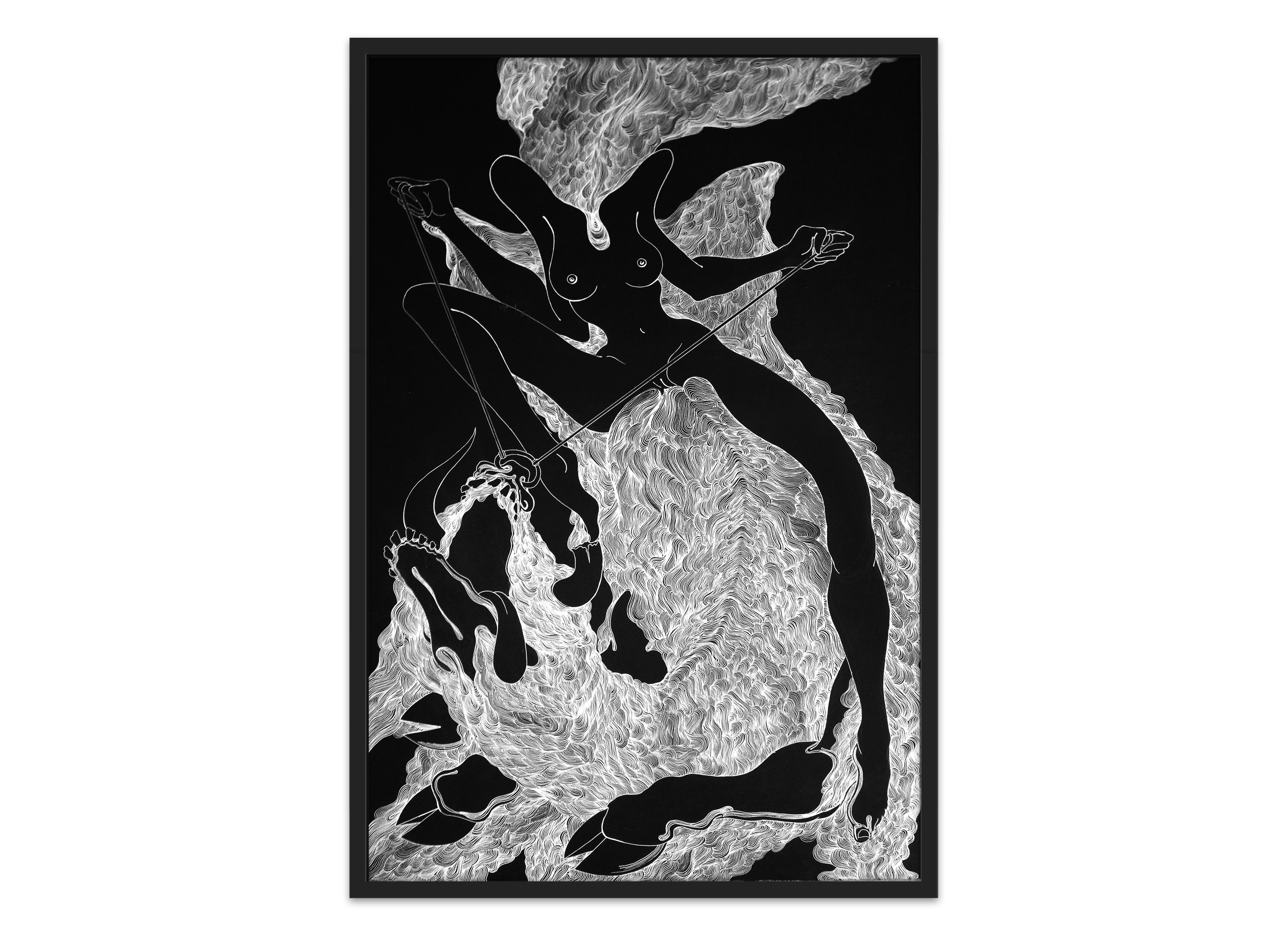 İsimsiz / Mdf Üzerine Akrilik Kalem / 97x70 cm / 2015 