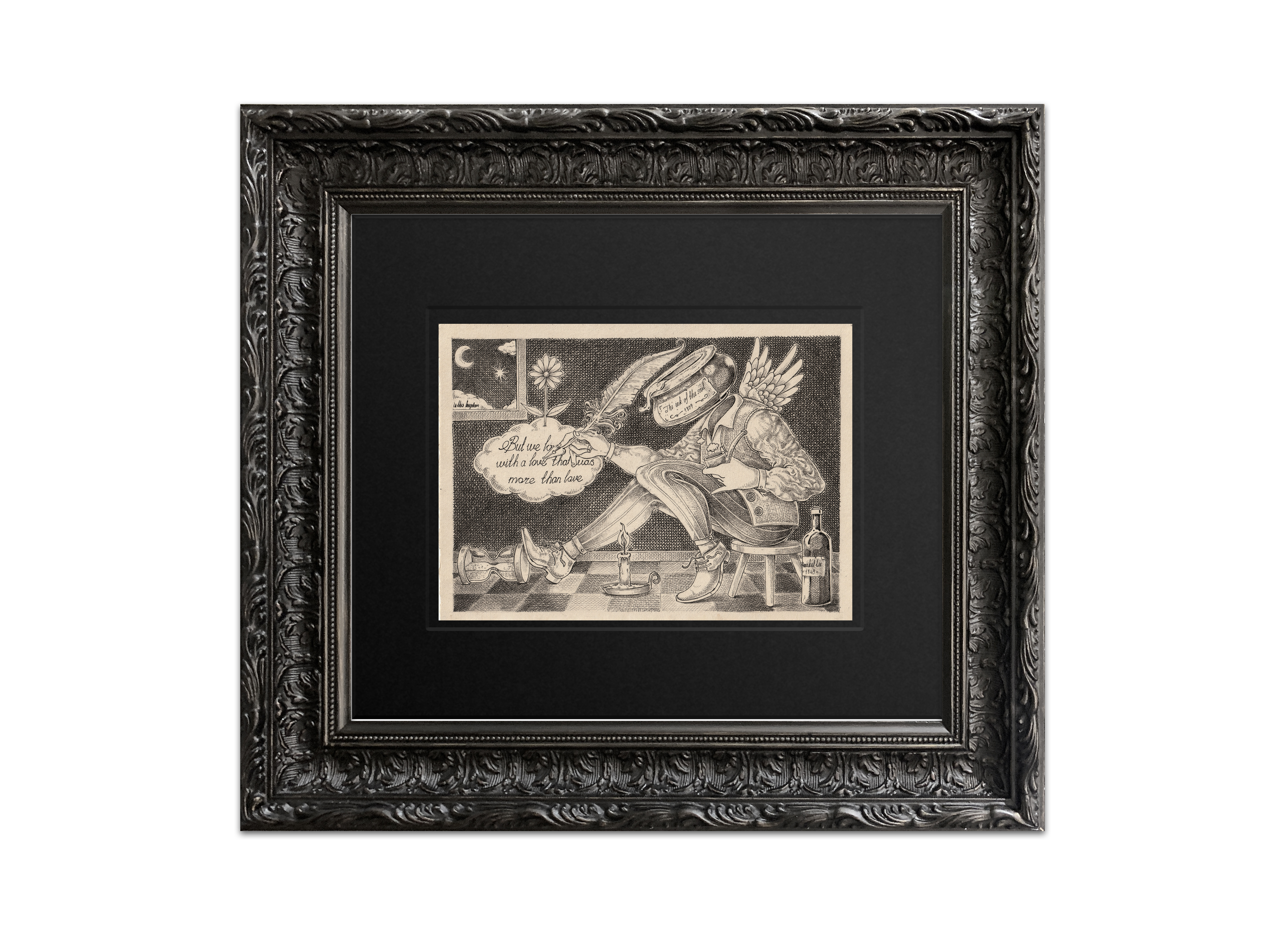 Hayaller Üzerine II / Kağıt Üzerine Mürekkep / 30x21,5 cm / 2024