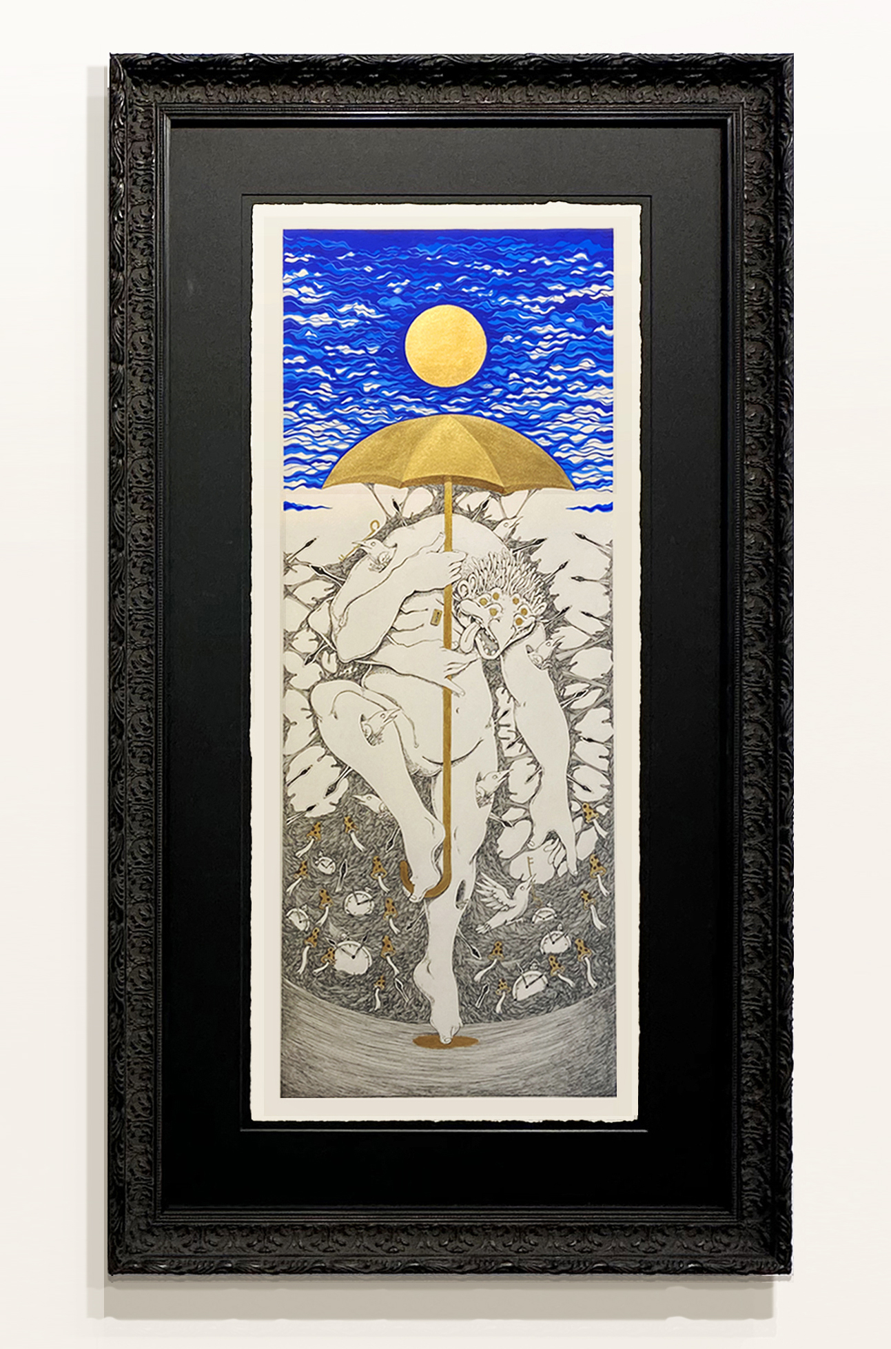 Düşler Serisi / Kağıt Üzerine Mürekkep / 41x99 cm / 2024