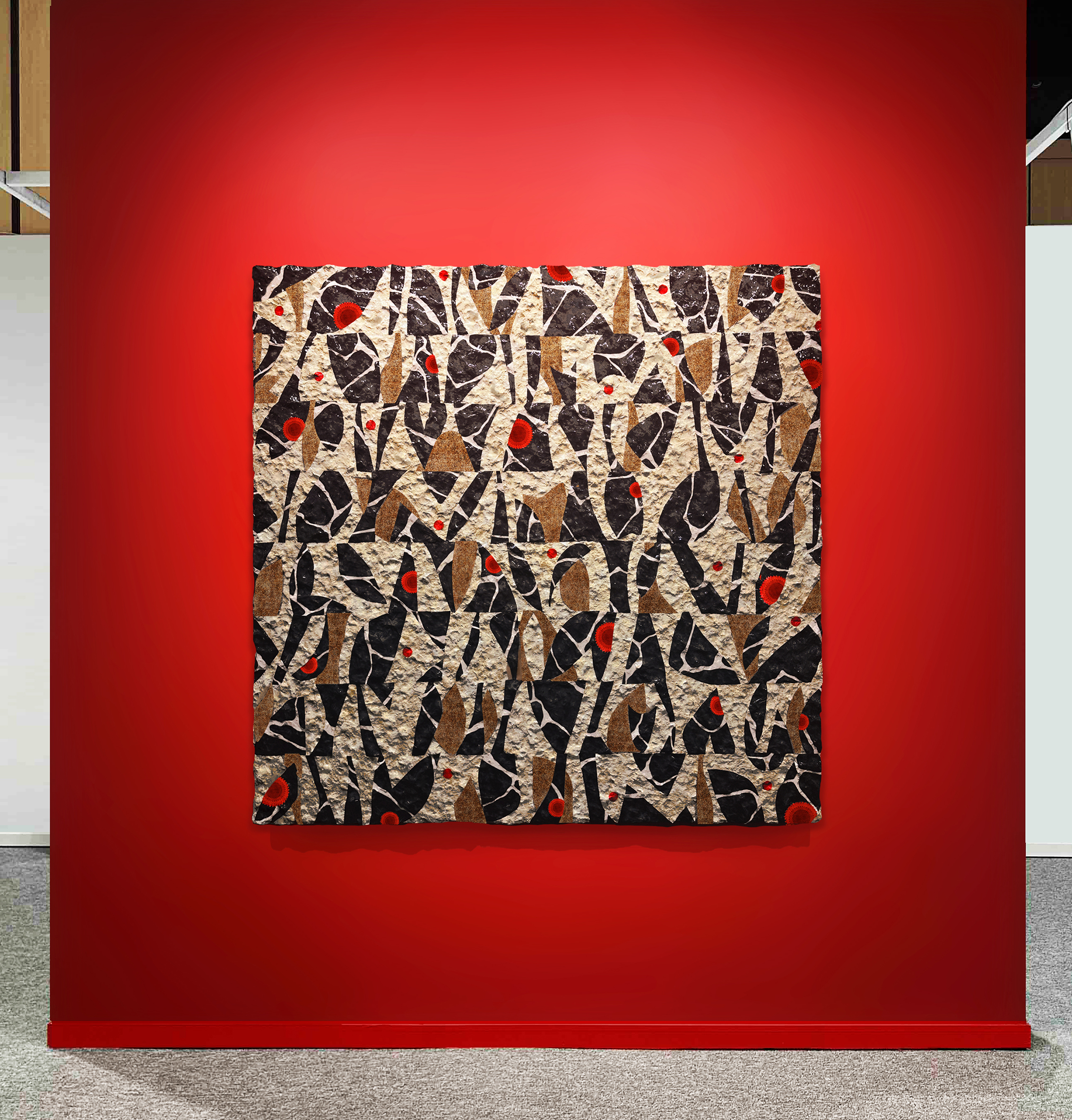 Fictional Landscape 5 / Tuval Üzerine Karışık Teknik / 150x155 cm / 2025